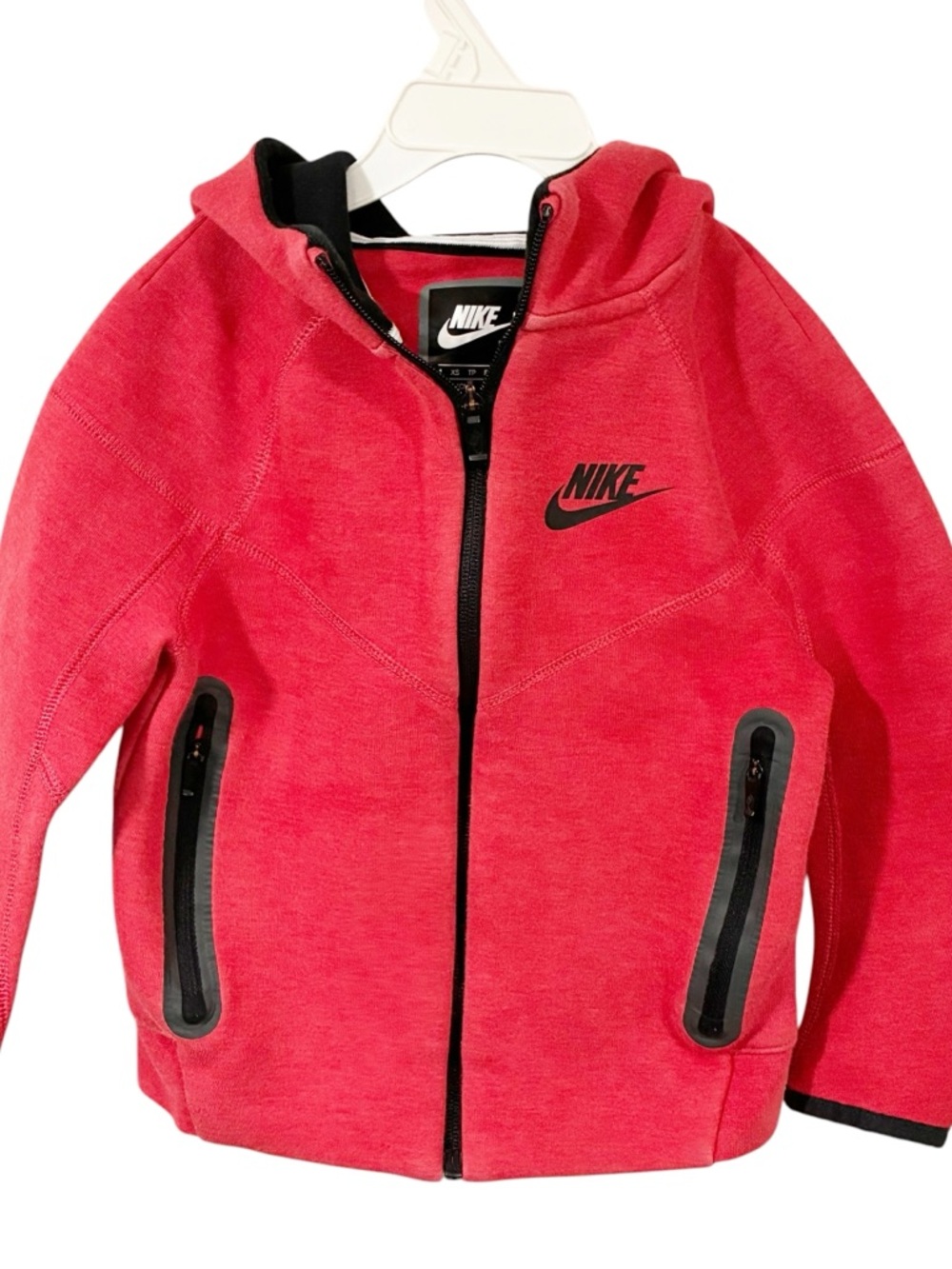 Nike‎ Sportswear Tech Fleece Windrunner Full-Zip Hoodie University Red Youth XS